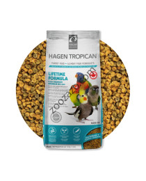 Гранули Тропикан за Папагали - ежедневна формула, 2 мм гранула, 1,8 кг. - Hagen Tropican Lifetime Formula for Parrots